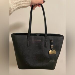 Marc Jacobs Black and Gold Tote Bag